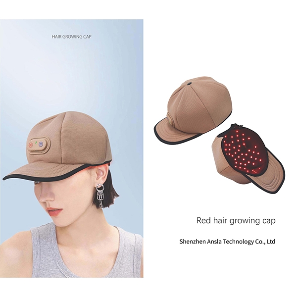 Red hair growing cap