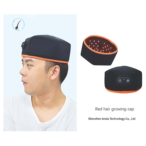 Red hair growing cap